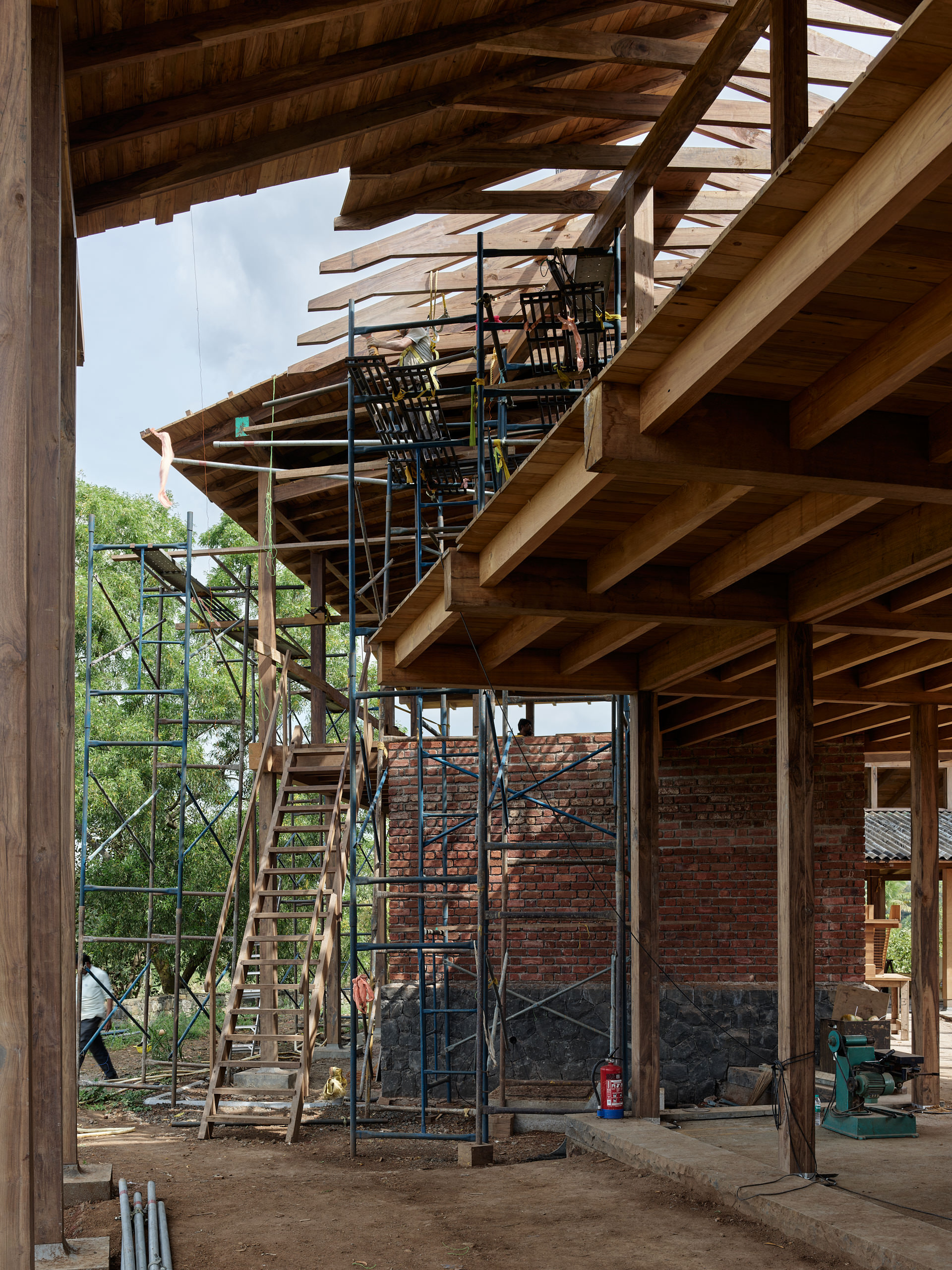 Case Design · House in Kamshet construction site October 2024